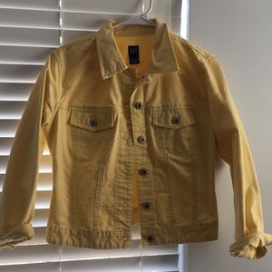 Yellow GAP jacket